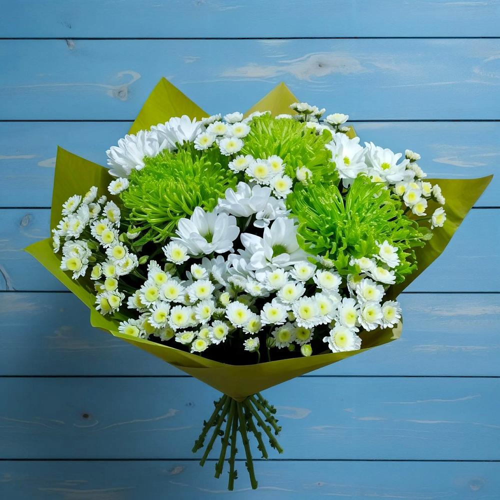 Букет цветов из: Хризантемы в Ильинское-Усово