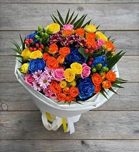 Букет цветов из:  Розы и Хризантемы #REPLACE_PRED# Ильинское-Усово