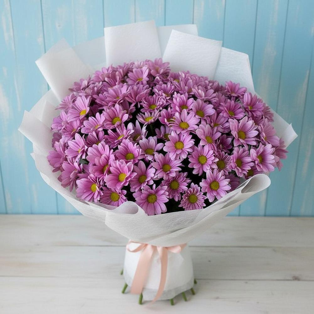 Букет цветов из: Хризантемы в Ильинское-Усово