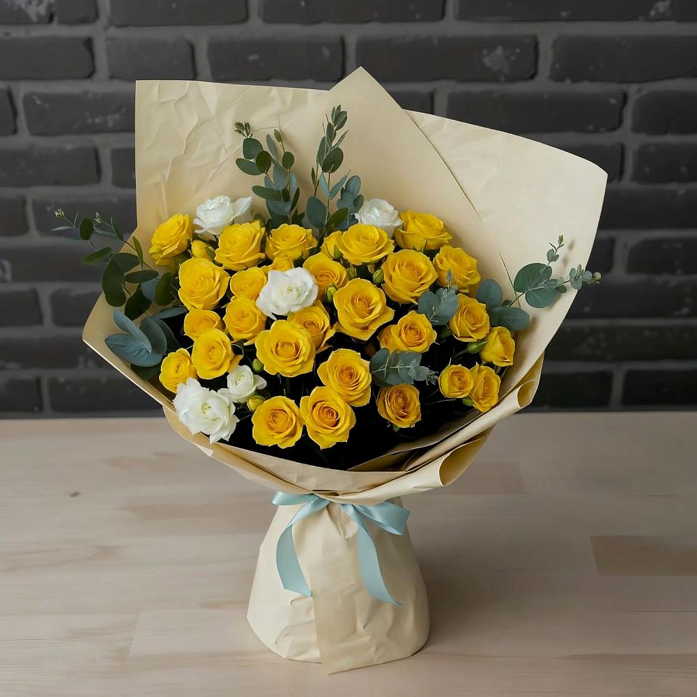 Букет цветов из: Розы в Ильинское-Усово