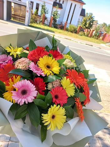 Букет цветов из: Герберы в Ильинское-Усово